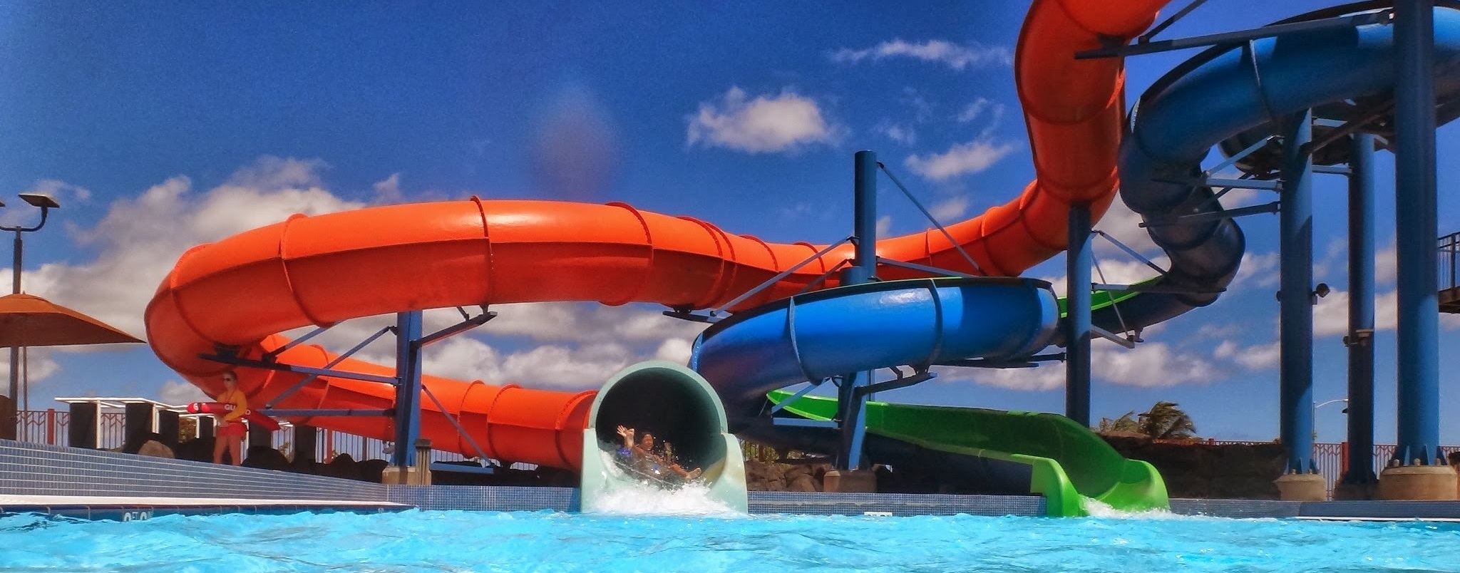 Hi-Speed Water slides at our Aqua Park